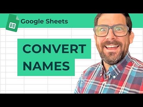 How to Convert Full Names to Initials in Google Sheets