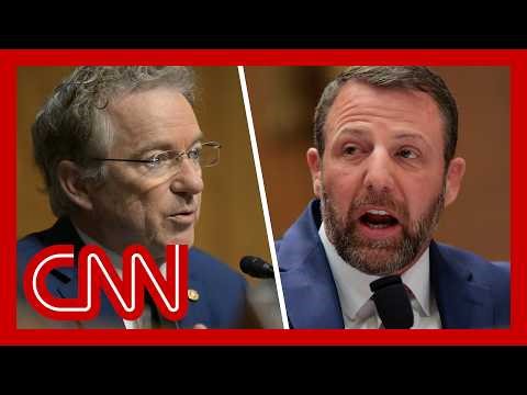 Rand Paul confronts Mullin over calling him a 'freaking snake'