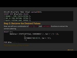 Extracting Substrings in T-SQL: How to Get Text Between Two Characters