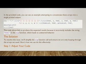 How to Loop Through Arrays and Print Each Index Side by Side in Python