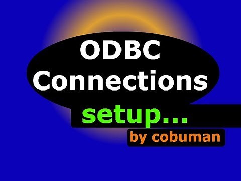 Desktop Support, How to Setup ODBC Driver Connection and Authentication