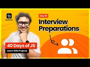 Day 39: JavaScript Interview Preparation Guide (By a 20-Year Industry Veteran)