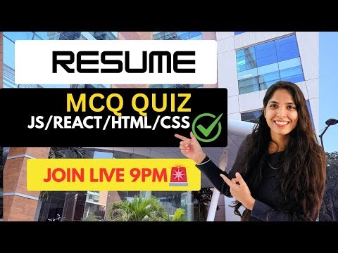 JavaScript Output MCQ LIVE ⚡ | Tricky Questions | Interview Level