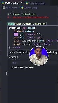 💡 *Python print() Separator Explained in 2025!*