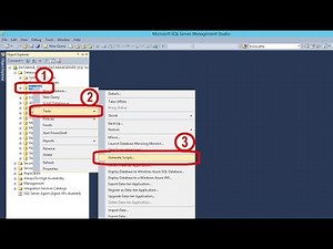 How to Generate Script in SQL Server 2014 With Data | Generate Script in SQL | swift learn
