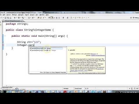 How to convert String to Integer in java
