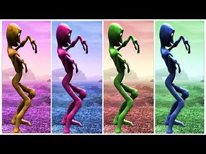 "When 4 COLOR ALIENS Start Dancing… You WON’T BELIEVE What Happens! 👽🔥"