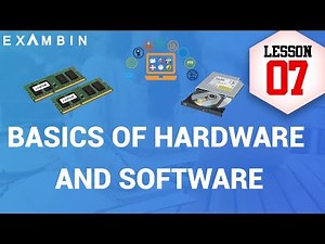 Basics of Hardware and software | Computer Awareness Lesson - 7