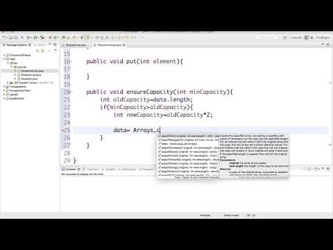 6- implement dynamic array in java