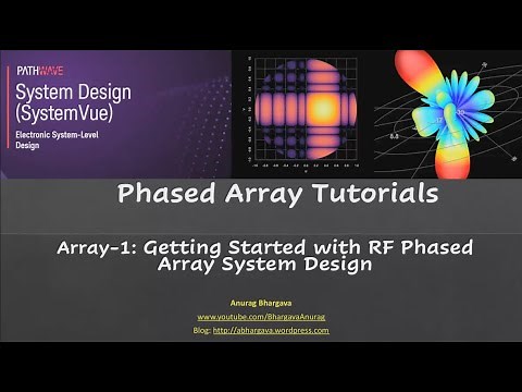 Array-1: Getting Started with RF Phased Array System Design