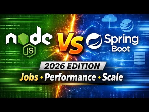 Node.js vs Spring Boot (2026) Which Backend Framework Should You Choose