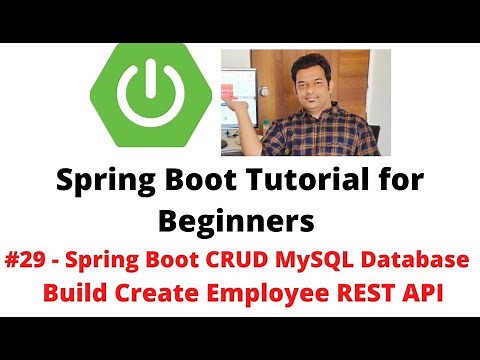 Spring Boot Tutorial for Beginners #29 - CRUD Database Project - Build Create Employee REST API