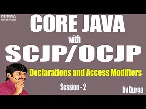 Core Java With OCJP/SCJP: Declarations and Access Modifiers Part-2 || import and static import