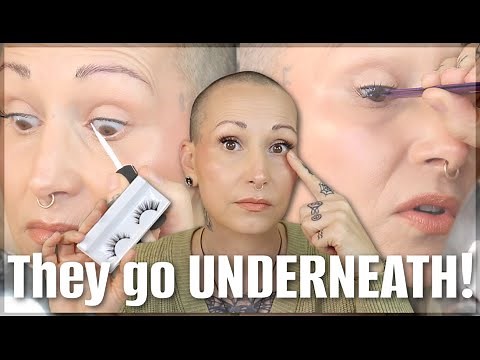 How to apply False Lashes UNDER your lashes! | FALSE LASHES HACK!