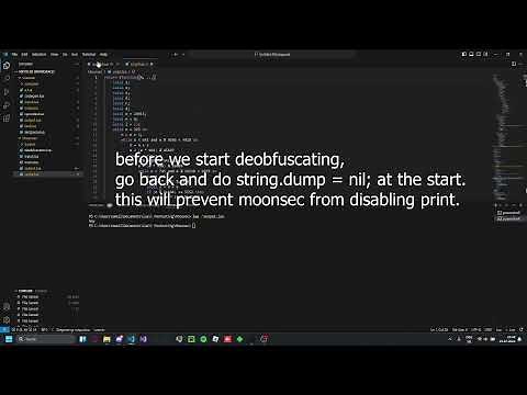 How to deobfuscate Moonsec V3 with all Options (LOADK, GETGLOBAL, CALL)