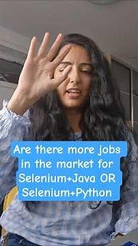 Selenium Java jobs vs.Python job market #jobseekers #jobmarket #softwaretesting #automationtesting