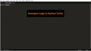 Avengers Logo in Python Turtle !