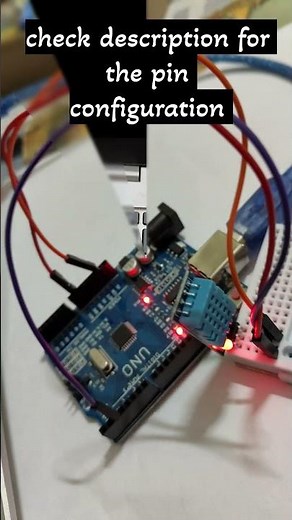 Temperature Sensor Interfacing with Arduino DHT11 connection #education #arduino #youtube #tutorial