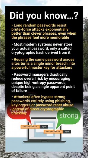 Password realities: entropy, reuse risks, hashing, managers and surprising attack vectors