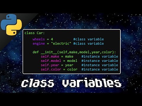 Python class variables 🚗