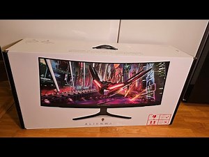 Alienware AW3423DWF monitor OLED ultrawide 3440×1440 - unboxing + gameplay