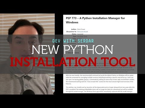 How to use the new Python Installation Manager tool for Python 3.14
