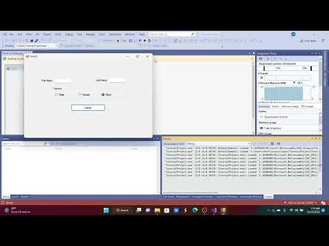 How To Create A Windows Form App In .NET Framework Part 1