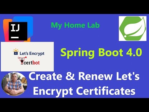 Spring Boot - Create & Auto Renew Let's Encrypt Certificates with Certbot.
