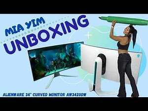 Unboxing Alienware 34in Monitor