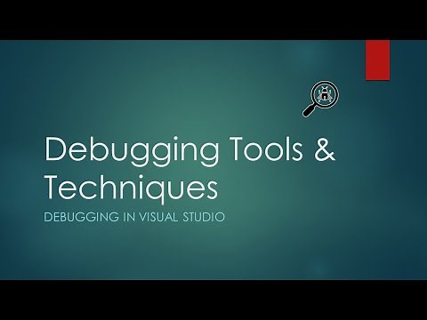 2 - Debugging Tools and Techniques | Basic Visual Studio Debugging