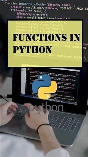 Creating a function in Python 🐍 Use the "def" keyword, give a function a name and list of arguments