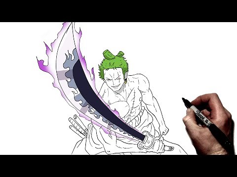 How To Draw Zoro Enma | Step By Step | One Piece