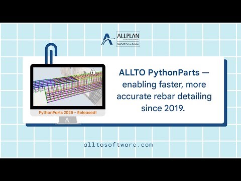 ALLTO PythonParts - We create simple, effective solutions for structural engineers