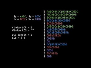 Longest common substring problem suffix array part 2