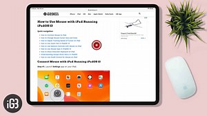 How to use a mouse with an iPad (iPadOS 18 updated) - iGeeksBlog