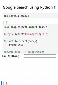 Google Search using Python | Python Coding