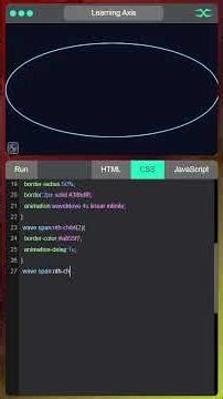 Neon Wave Animation | HTML CSS