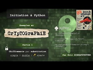 Python & Cryptographie : substitution simple ou par clé