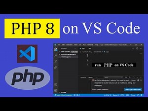 How to run PHP 8 on Visual Studio Code