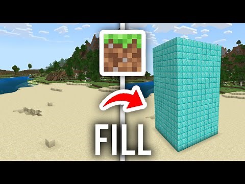 How To Use Fill Command On Minecraft - Java & Bedrock