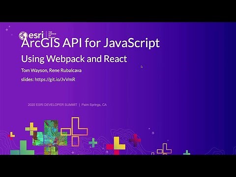 ArcGIS API for JavaScript: Using React and Webpack