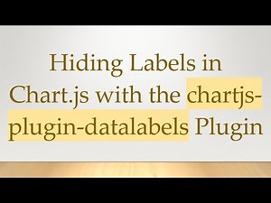 Hiding Labels in Chart.js with the chartjs-plugin-datalabels Plugin
