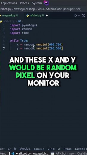 How to Create a Bot that Mimics Human Mouse Movement using Python! #python #programming #automation