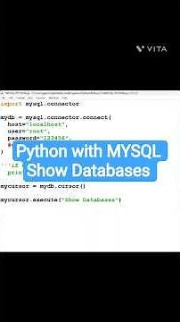 Python with MYSQL #database #mysql #python #dbms #rdbms #mysqldatabase #sqlcommands #trwnding