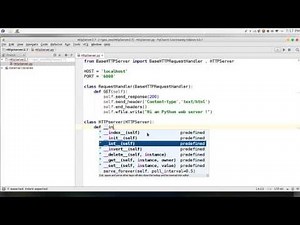 63 Python network programming Httpserver