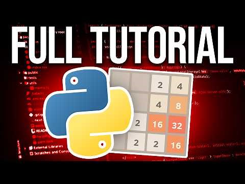 Make 2048 In Python | Full Python Game Tutorial