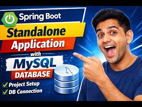 Create Standalone Spring Boot Application with MySQL Database | Spring Boot MySQL Configuration