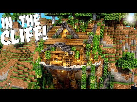 Ultimate Cliffside Minecraft Base Tutorial with World Download BEDROCK and JAVA