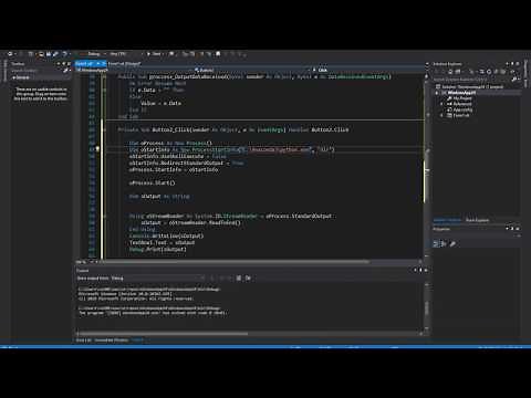 Executing Python script from VB.NET project