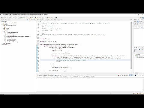 Java Lab: Count Input Length Without Spaces, Periods, or Commas